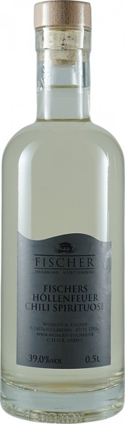 Fischers Höllenfeuer - Chili Spirituose 0,5 L - 39 Vol. %